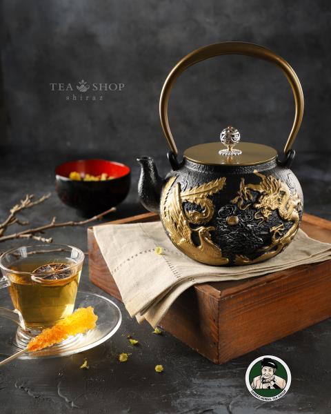 قوری چدن طرح اژدها